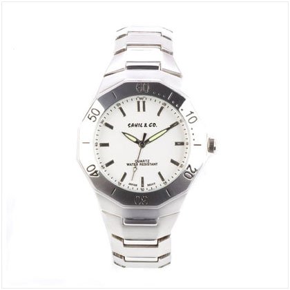 Men's Silver Stretch Link Wtch