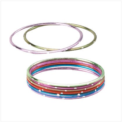 Color Metal Bangles