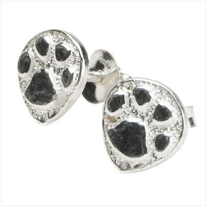 Paw Prints Stud Earrings