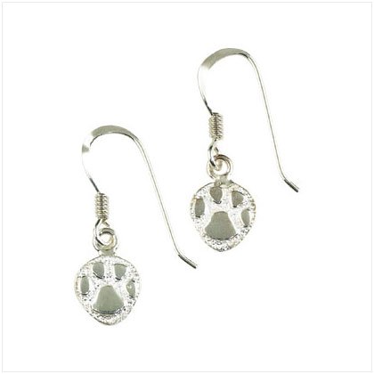 Paw Prints Drop Earrings