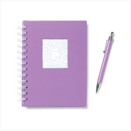 Purple Notebook & Pen
