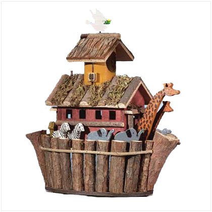 Wood Noah's Ark Birdhouse