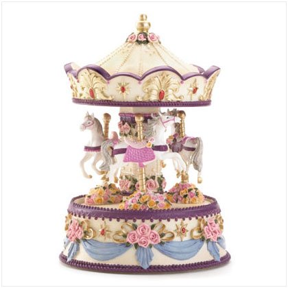 Floral Musical Merry-Go-Round