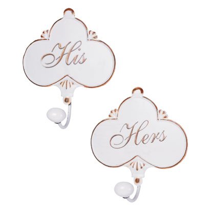 HIS AND HERS TOWEL HANGERS