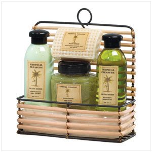 TROPICAL PLEASURES BATH SET