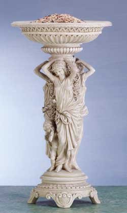 Neoclassical Maidens Bird Feeder