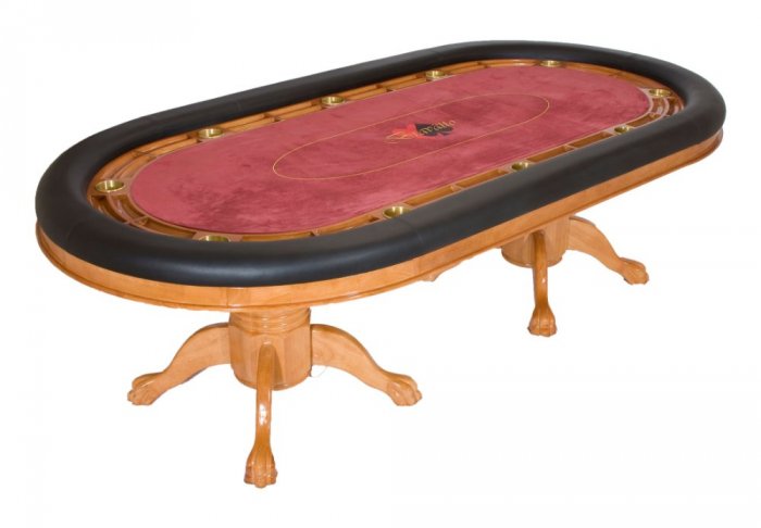 Bravatto Deluxe Edition Poker Table - Honey Oak Finish