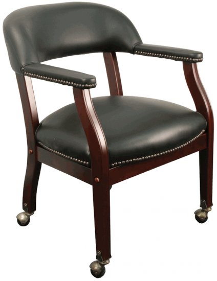 Executive Style Poker Table Chair - Black