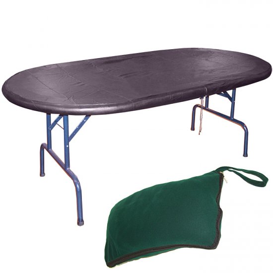 Poker Table Cover - Black - 84"