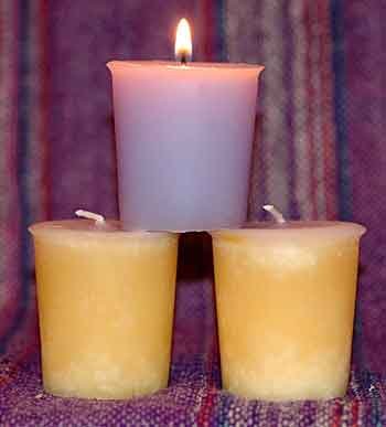 Handcrafted Scented Essential Oil Votive ~ Frankincense and Myrrh
