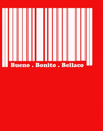 BARCODE TEE RED