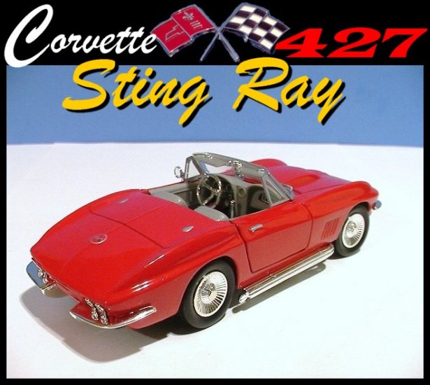 1967 CORVETTE STING RAY 427 COLLECTIBLE MODEL CAR+++