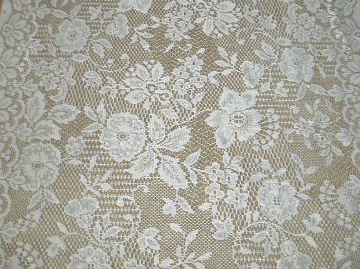 Shabby Ivory Lace Chic Curtains/Panels 3 pair(6)35x63 Floral