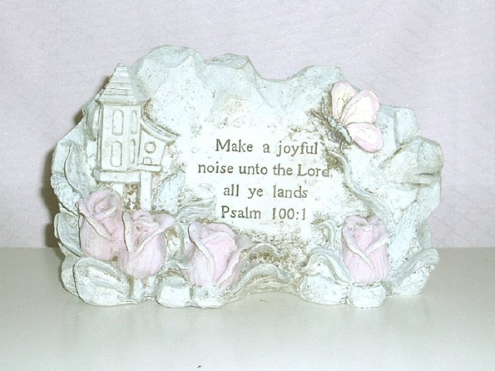 Shabby Pink Roses Chic Garden/Patio/Indoor Decor 9x7