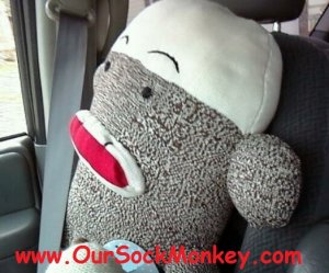 Really Big Sock Monkey Giant 48" 4 FOOT TALL