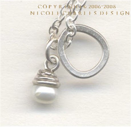 C L A I R E - - Stunning Freshwater Pearl and Sterling Silver Necklace