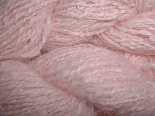 Light pink angora yarn