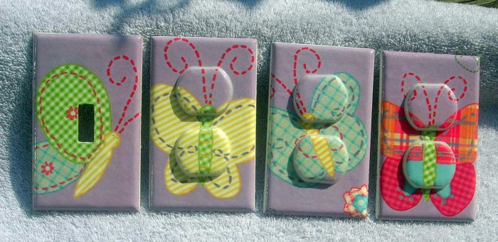 LIGHT SWITCH AND OUTLET COVER M/W LAURA ASHLEY CLAUDIA