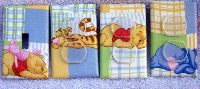 Light switch and outlet covers m/w WINNIE THE POOH