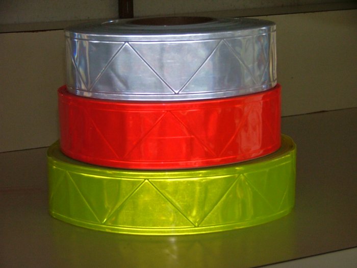 Reflective WHITE PVC High Gloss Vest Trim 2" x 30ft