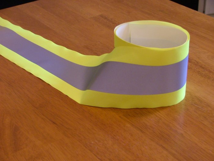 Reflective 4" wide Vest Trim Fabric 4" x 30ft