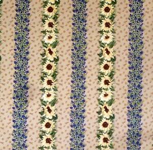 RJR Cotton Quilting Fabric Serendipity Sunflowers Stripe