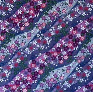 Kona Bay Cotton Fabric Diagonal Floral