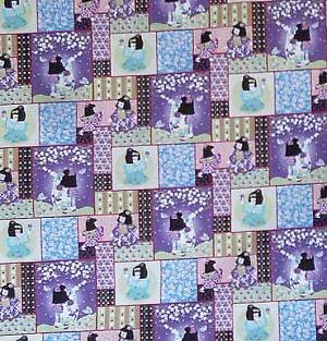 Cotton Fabric Kawaii by BeverlyAnn Stillwell