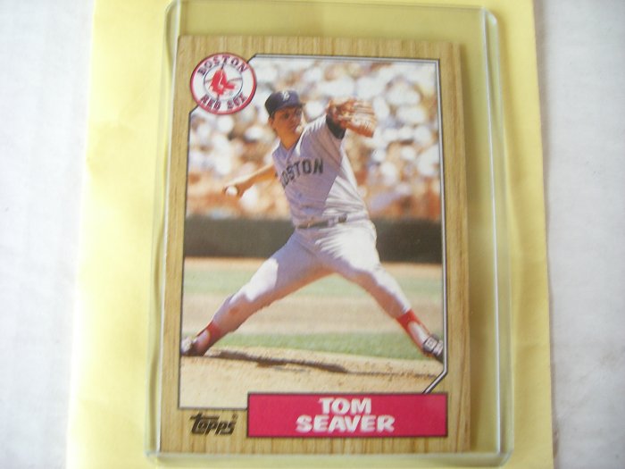 1987 Topps "TOM SEAVER" Mint -Hall of Famer