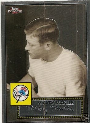 2007 Topps Chrome "MICKEY MANTLE" MMS2 Mint