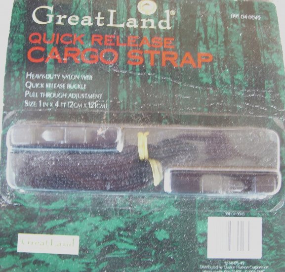 New "QUICK RELEASE CARGO STRAP"