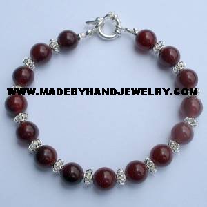 .950 Silver Bracelet with Black Onyx *EMAIL SIZE FOR AVAILABILITY AND PRICE*