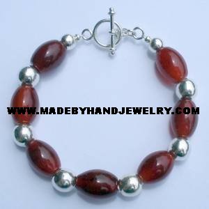 .950 Silver Bracelet with Black Onyx *EMAIL SIZE FOR AVAILABILITY AND PRICE*
