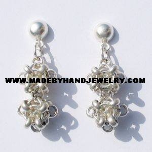 .950 Pure Silver Earrings (No. 5)
