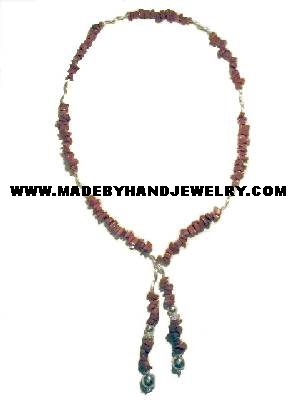 .950 Silver Necklace with Jasper *EMAIL SIZE FOR AVAILABILITY AND PRICE*