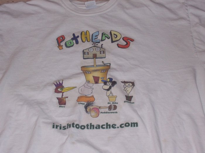 Pot Heads Cartoon T-Shirt