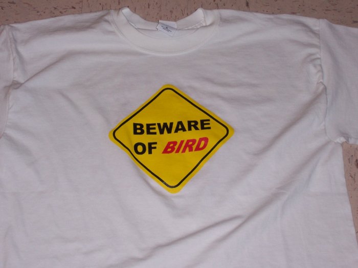 Wheeling Jesuit "Beware of Bird" Tee