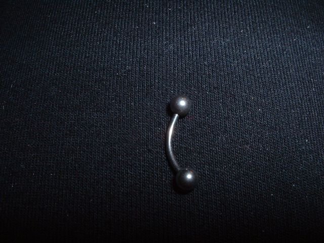 16G Surgical Steel Eyebrow Ring Curved *FREE SHIP*