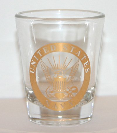 Navy Shot Glass