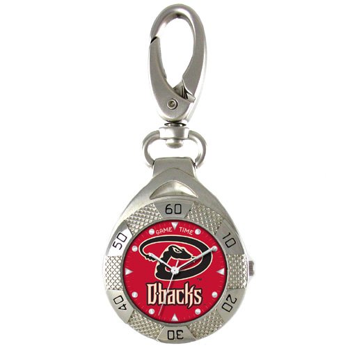 GAME TIME ARIZONA DIAMONDBACKS CLIP ON WATCH GRANDSTAND SERIES FREE SHIPPING LIFETIME WARRANTY
