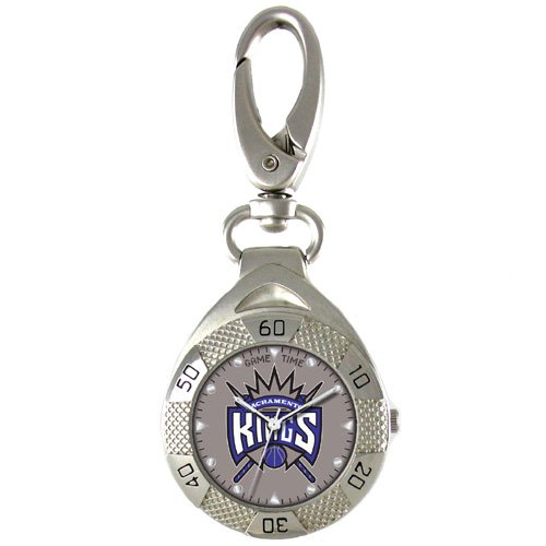 GAME TIME SACRAMENTO KINGS CLIP ON WATCH GRANDSTAND SERIES FREE SHIPPING LIFETIME WARRANTY