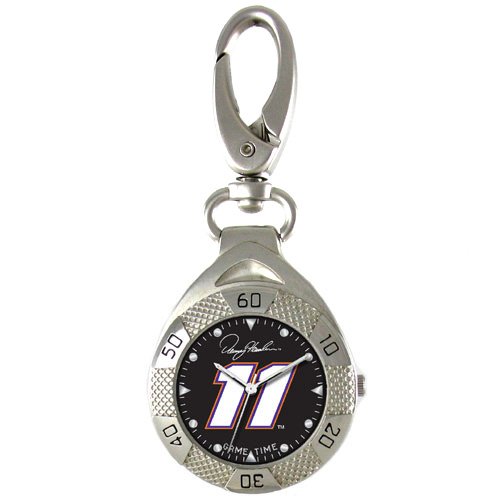 GAME TIME DENNY HAMLIN #11 CLIP ON WATCH GRANDSTAND SERIES FREE SHIPPING LIFETIME WARRANTY