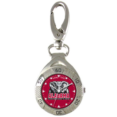 GAME TIME ALABAMA CRIMSON TIDE CLIP ON WATCH GRANDSTAND SERIES FREE SHIPPING LIFETIME WARRANTY