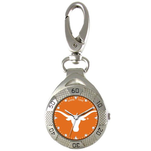 GAME TIME TEXAS LONGHORNS CLIP ON WATCH GRANDSTAND SERIES FREE SHIPPING LIFETIME WARRANTY