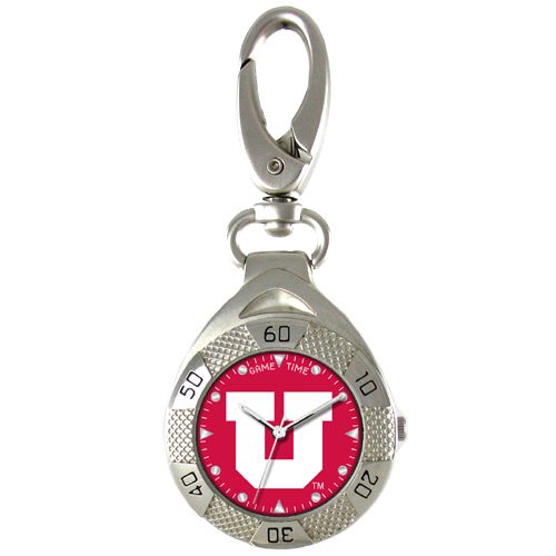 GAME TIME UTAH UTES CLIP ON WATCH GRANDSTAND SERIES FREE SHIPPING LIFETIME WARRANTY