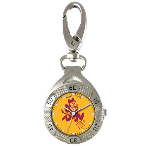 GAME TIME ARIZONA STATE SUN DEVILS CLIP ON WATCH GRANDSTAND SERIES FREE SHIPPING LIFETIME WARRANTY