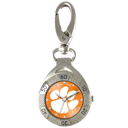GAME TIME CLEMSON TIGERS CLIP ON WATCH GRANDSTAND SERIES FREE SHIPPING LIFETIME WARRANTY