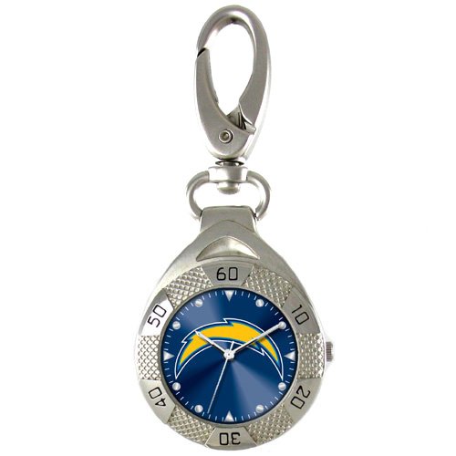 GAME TIME SAN DIEGO CHARGERS CLIP ON WATCH GRANDSTAND SERIES FREE SHIPPING LIFETIME WARRANTY