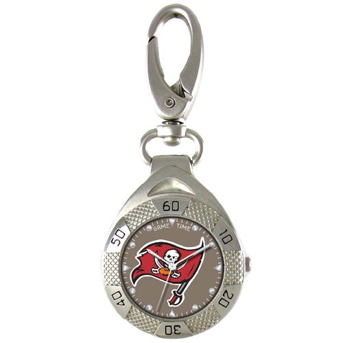 GAME TIME TAMPA BAY BUCCANEERS CLIP ON WATCH GRANDSTAND SERIES FREE SHIPPING LIFETIME WARRANTY