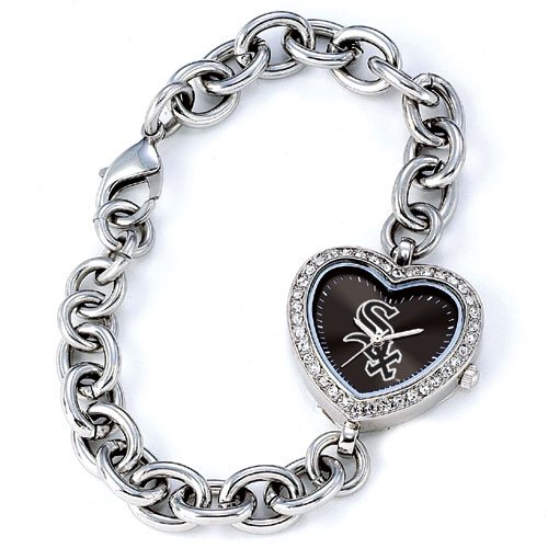 GAME TIME CHICAGO WHITE SOX HEART WATCH FREE SHIPPING LIFETIME WARRANTY